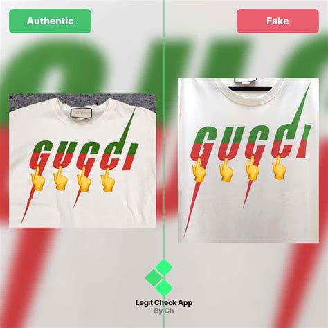 gucci tee fake|Gucci Blade Real Vs Fake: Legit Check Guide (2024).